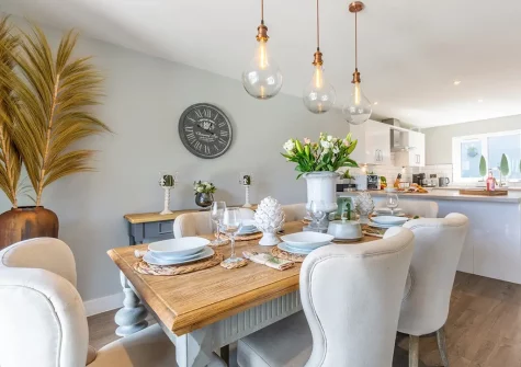 The dining area at Lantern View, Ilfracombe