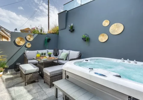 On entering Lantern View on the second floor you'll find yourself in the stylish living room