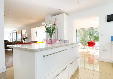 The kitchen at Lantyan House, Golant