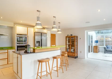 The kitchen at Lanveans, Bude