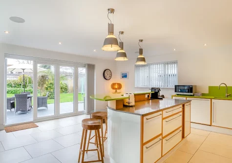 The kitchen at Lanveans, Bude