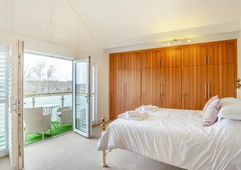 Bedroom #1 at Lanveans, Bude