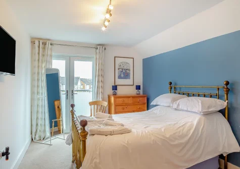Bedroom #2 at Lanveans, Bude