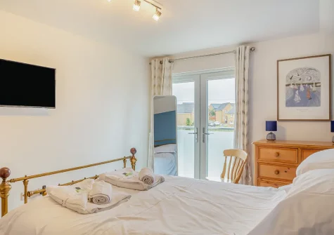 Bedroom #2 at Lanveans, Bude