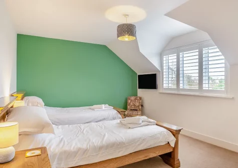 Bedroom #5 at Lanveans, Bude