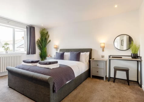 Bedroom #1 at Lazy Acres, Pyworthy