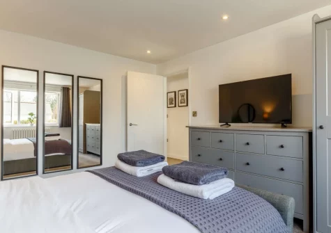 Bedroom #1 at Lazy Acres, Pyworthy