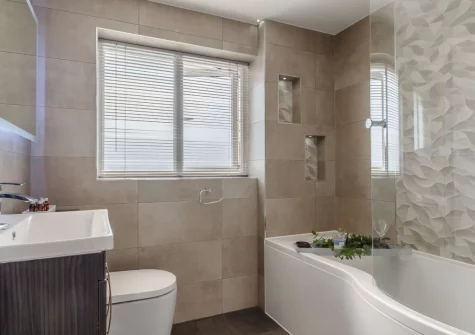 The bathroom at Lazy Acres, Pyworthy