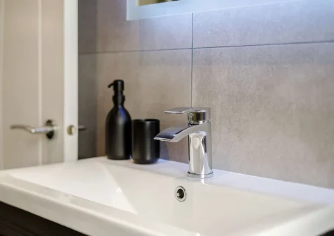 The bathroom at Lazy Acres, Pyworthy