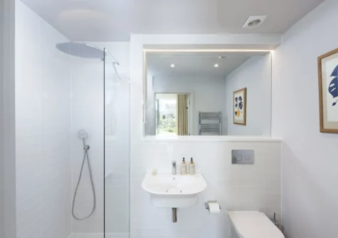 Bedroom #1 en-suite shower room at Lefransa at Una, St Ives