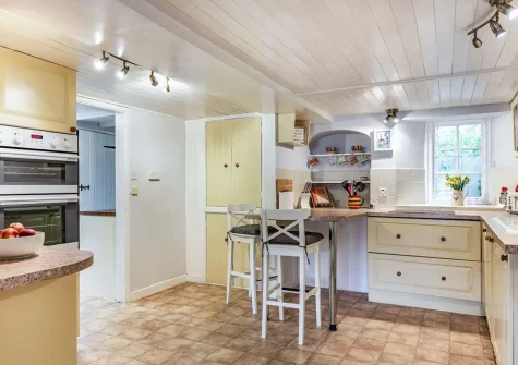 The kitchen at Lerryn Cottage, Lostwithiel