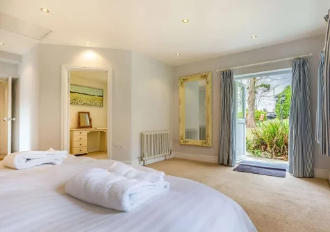 Bedroom #1 at Lerryn Cottage, Lostwithiel