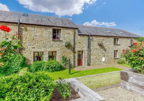 Levant is a beautifully converted barn in idyllic rural setting with far reaching views & a patio