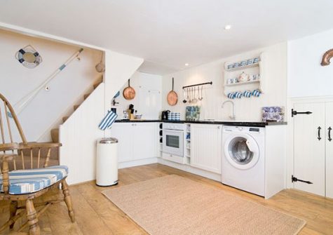 The kitchen @ Libbys Cottage, Polperro
