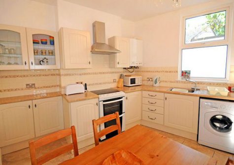 The kitchen & dining area @ Lifebuoy Cottage