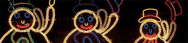 Most towns and cities across Britain have seasonal Christmas lights, nativity scenes and Christmas trees. Small villages in Cornwall do an amazing job, and the official lighting ceremony is always a fun family night out.