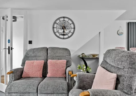 The living area at Lilly's Cottage, Dawlish