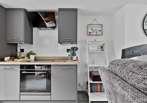 The kitchen at Lilly's Cottage, Dawlish