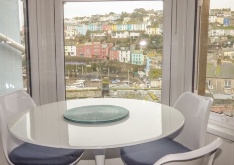 The dining area at Limpet Cottage, Brixham