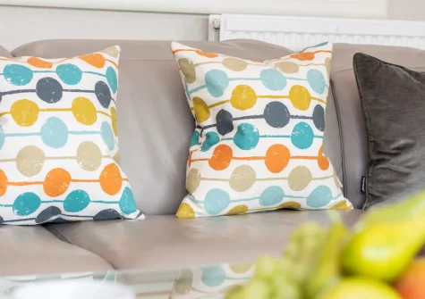 The living room at Lindos, Looe