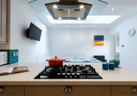 The kitchen at Lindos, Looe