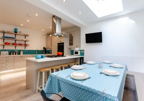 The kitchen at Lindos, Looe