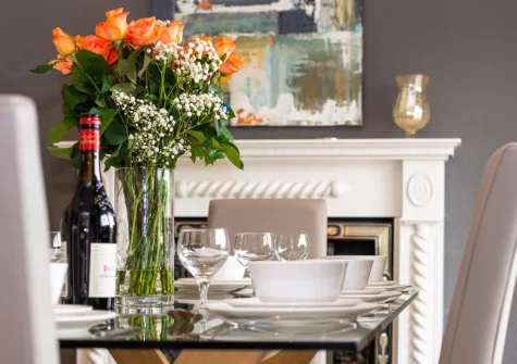 The dining room at Lindos, Looe