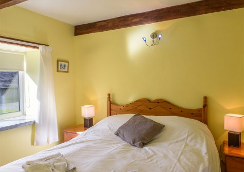 The bedroom at Linhay, Bush