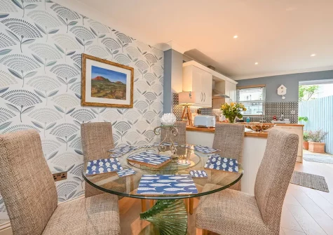 The dining area at Lisburne Place, Torquay