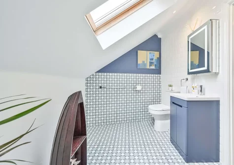 Bedroom #3 en-suite shower room at Lisburne Place, Torquay