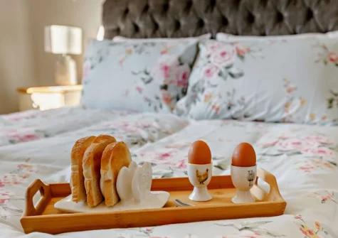 Bedroom #1 at Little Ash Lodge, Fenny Bridges