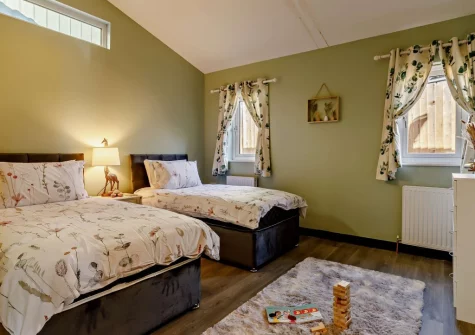 Bedroom #2 at Little Ash Lodge, Fenny Bridges