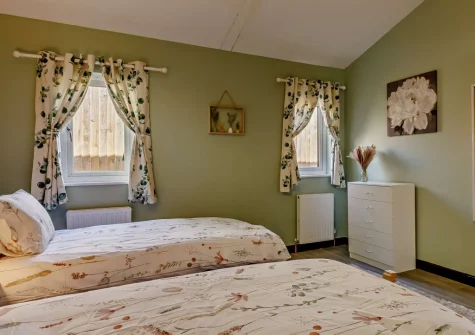 Bedroom #2 at Little Ash Lodge, Fenny Bridges