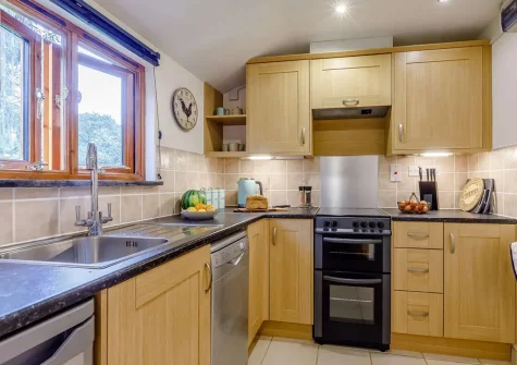 The kitchen at Little Barn, Oakfordbridge