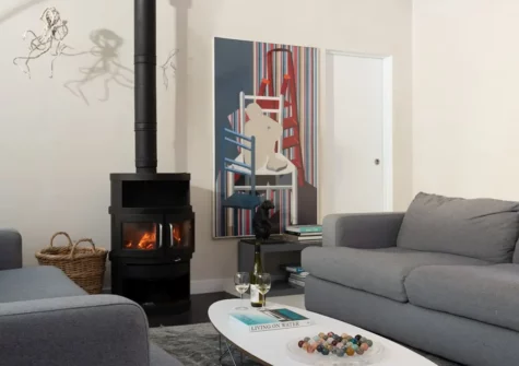 The living area at Little Cottage and Love Shack, Praa Sands