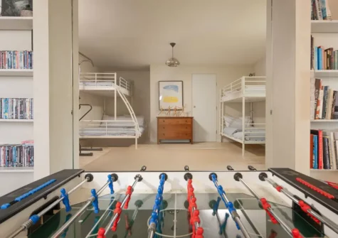 The games room at Little Cottage and Love Shack, Praa Sands