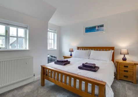 Bedroom #1 at Little Dolphins, Padstow