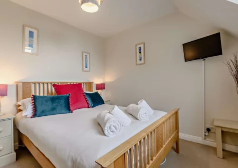 Bedroom #1 at Little Egret, Padstow