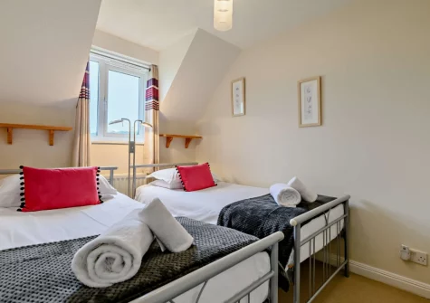 Bedroom #2 at Little Egret, Padstow