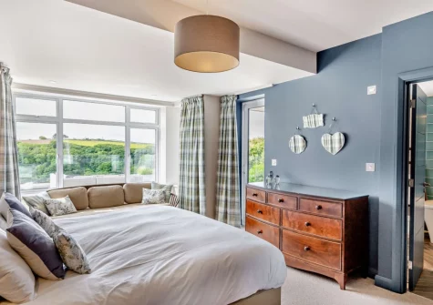 Bedroom #1 at Little Egret View, Newquay