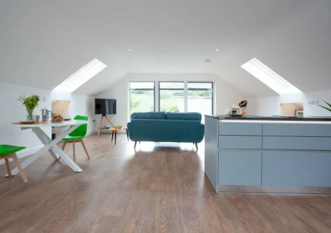 The kitchen & dining area at Little Foxes, Perranporth