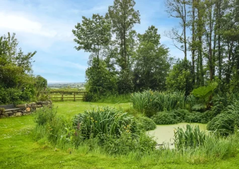 Enjoy access to acres of land with pretty pond &  woodland when you stay at Little Landlake, South Petherwin