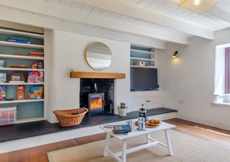 The living room at Little Lower Pengelly, Blisland