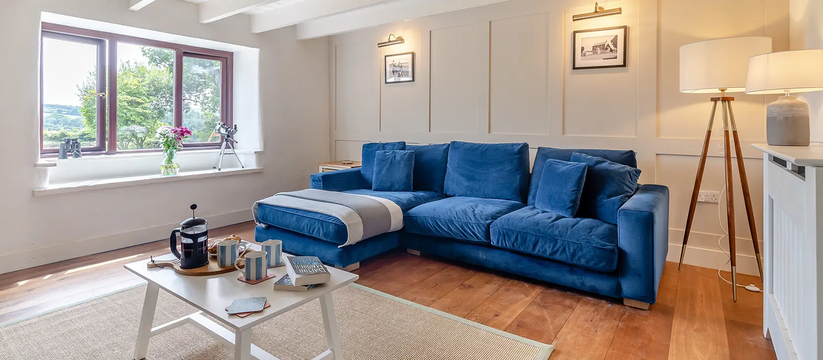 Little Lower Pengelly, Blisland is a captivating three-bedroom cottage with expansive gardens, wood-fired hot tub and play area. Positioned between countryside and coast, it's an idyllic family retreat for both adventure and peaceful relaxation.