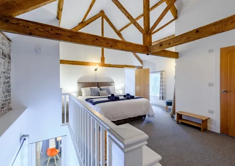 Bedroom #1 at Little Marland Barn, Petrockstowe