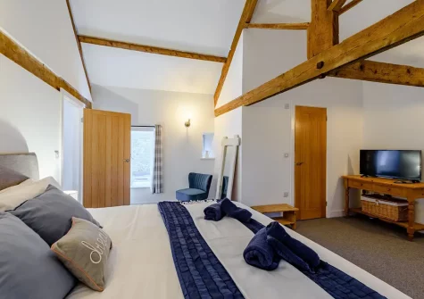 Bedroom #1 at Little Marland Barn, Petrockstowe