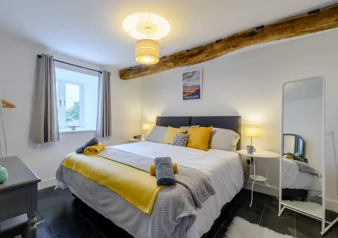 Bedroom #3 at Little Marland Barn, Petrockstowe