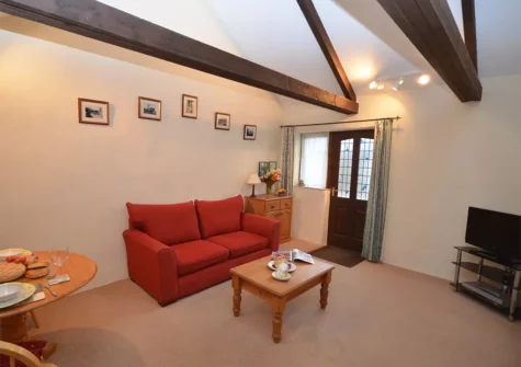 The living area at Little Merrose, Marys Well