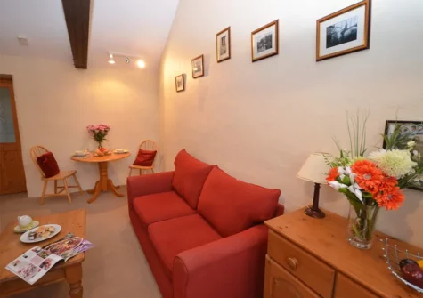 The living area at Little Merrose, Marys Well