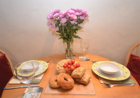 The dining area at Little Merrose, Marys Well